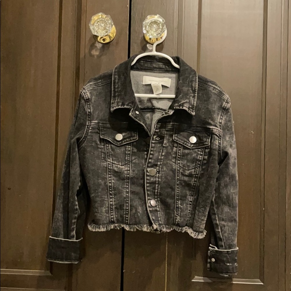 Denim black Jean jacket from Treasure and Bond!